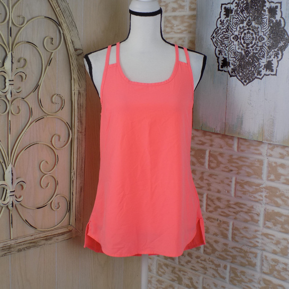 Athleta Tops - ❤Athleta neon pink/orange athletic top